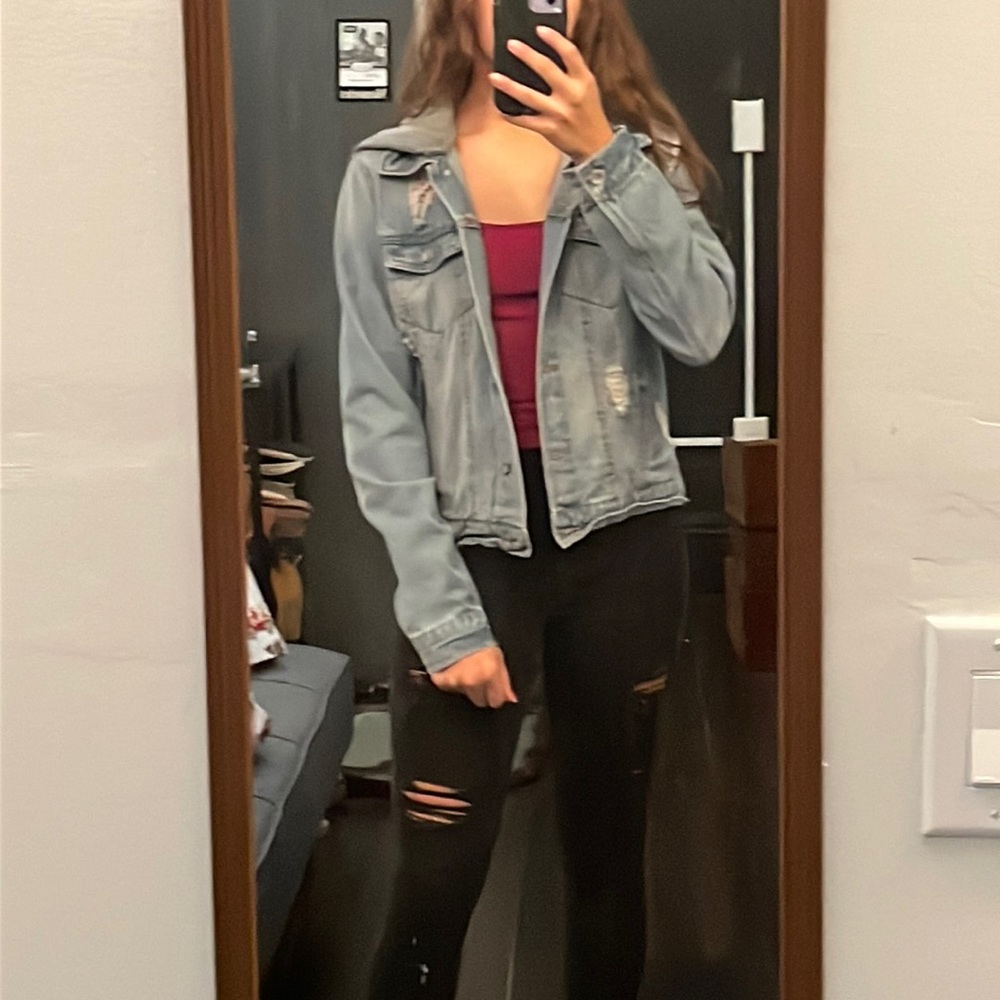 Jean Jacket with Hood